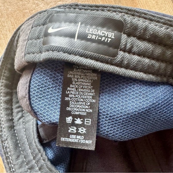 Nike Legacy91 Dri-Fit Hat in Gray and Blue - Picture 4 of 5